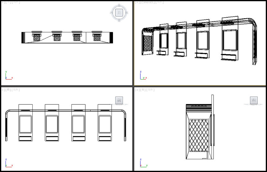 中國風(fēng)候車亭制作廠家