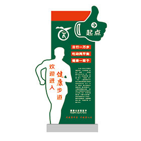 健康步道起點終點導(dǎo)視牌