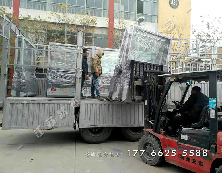 陜西渭南四分類垃圾桶廣告燈箱案例