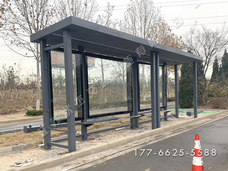 江蘇連云港城市公交車候車亭案例