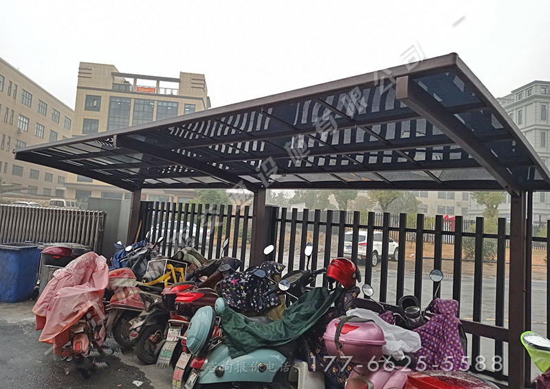 小區(qū)電動車棚案例